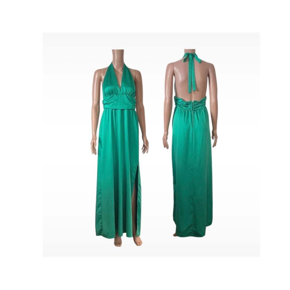 Premier Amour Halter Neck Sleeveless Evening Gown Size 10